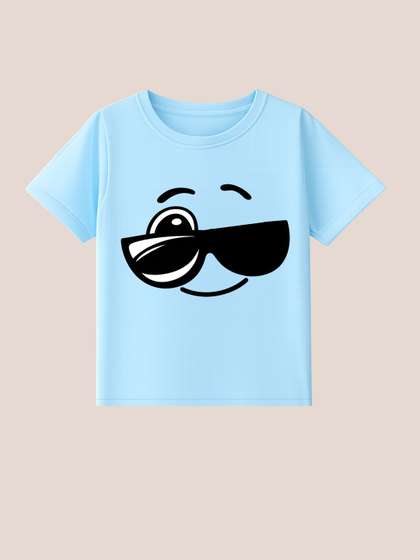 BLUSHES Kids Printed
                    T-shirt with Mask