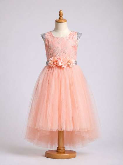 Toy Balloon kids
                      Applique Net Fit & Flare Dress