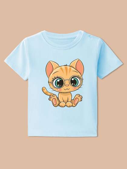 BLUSHES Kids Printed
                    T-shirt with Mask