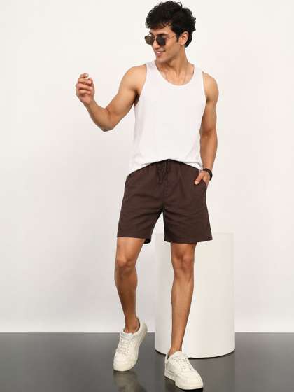 HERE&NOW Men
                        Linen Shorts