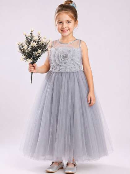 Toy Balloon kids
                    Applique Net Maxi Dress