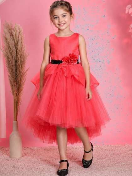 Toy Balloon kids
                      Applique Net Fit & Flare Dress