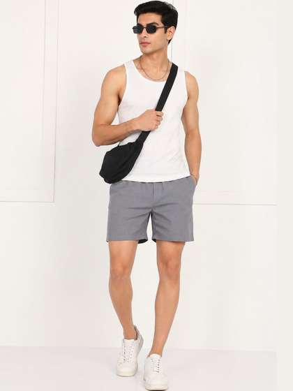 HERE&NOW Men
                        Linen Shorts