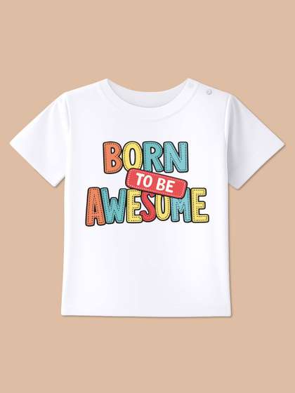BLUSHES Kids Printed
                    T-shirt with Mask