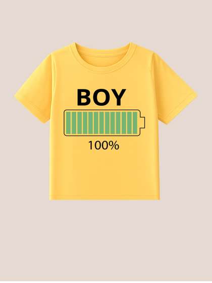 BLUSHES Kids Printed
                    T-shirt with Mask