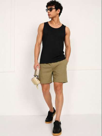 HERE&NOW Men
                        Linen Shorts