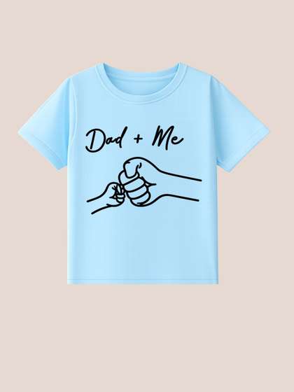 BLUSHES Kids Graphic
                      Printed Round Neck Cotton T-shirt