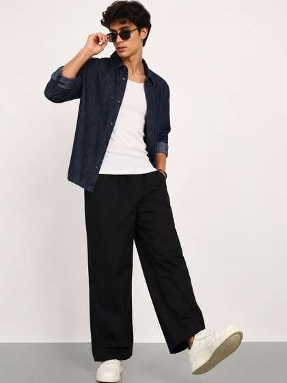 HERE&NOW Men
                        Relaxed Easy Wash Trousers