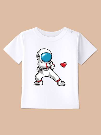BLUSHES Kids Printed
                    T-shirt with Mask