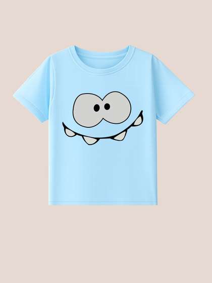 BLUSHES Kids Printed
                      T-shirt with Mask