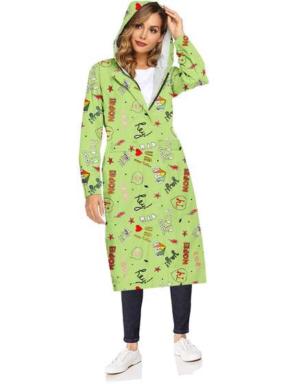 CAMISON Women Printed
                      Rain Jacket