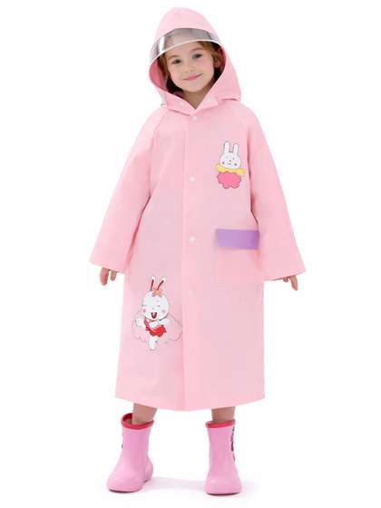 Bold N Elegant Girls
                        Printed Rain Jacket