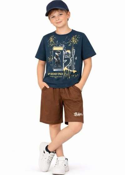 Lionsgate Boys Printed
                    Round Neck T-shirt with Shorts