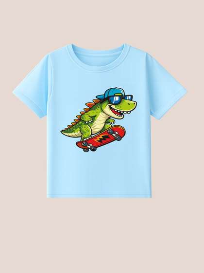 BLUSHES Kids Printed
                    T-shirt with Mask