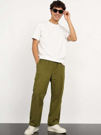 HERE&NOW Men
                        Relaxed Easy Wash Trousers