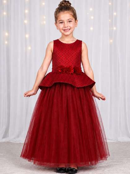 Toy Balloon kids
                    Applique Net Maxi Dress