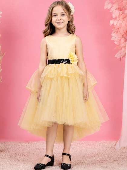 Toy Balloon kids
                    Applique Net Fit & Flare Dress