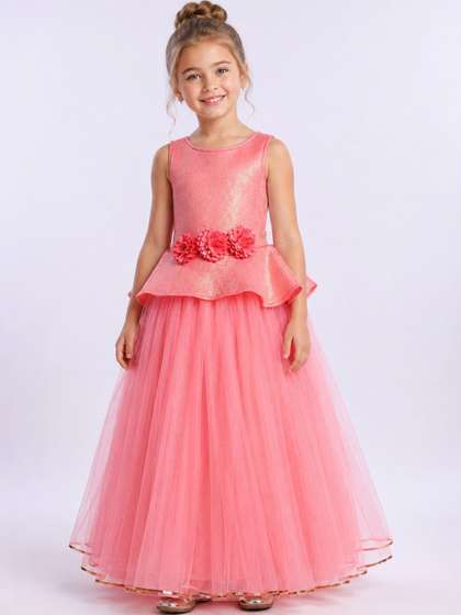 Toy Balloon kids
                    Applique Net Maxi Dress
