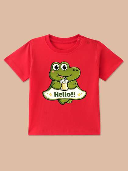 BLUSHES Kids Printed
                    T-shirt with Mask