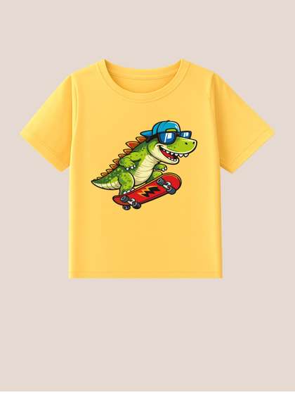 BLUSHES Kids Printed
                    T-shirt with Mask