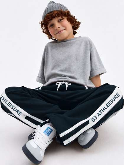 Gini and Jony Boys
                      Regular Fit Typography Joggers