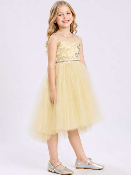 Toy Balloon kids
                    Applique Net Fit & Flare Dress