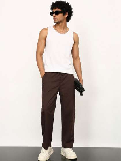 HERE&NOW Men
                        Relaxed Easy Wash Trousers