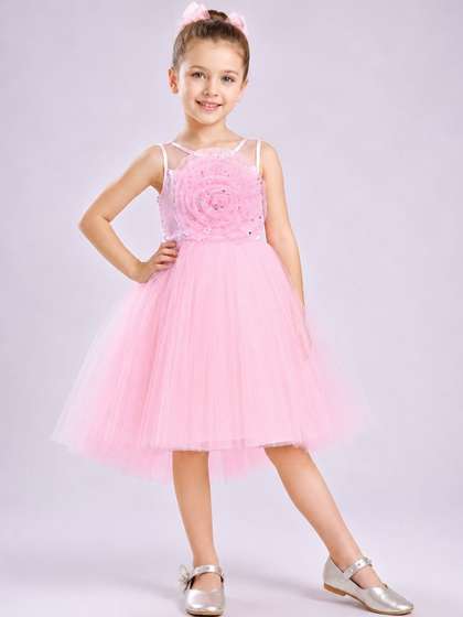 Toy Balloon kids
                    Applique Net Fit & Flare Dress