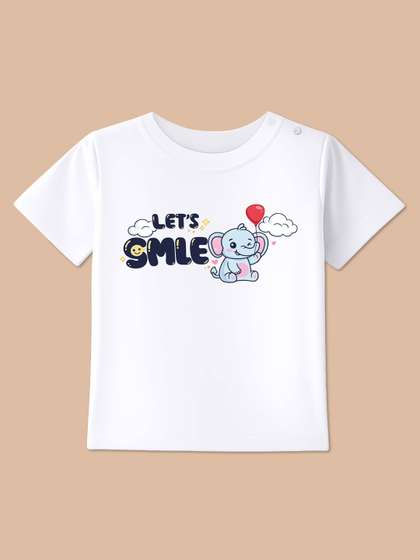 BLUSHES Kids Printed
                    T-shirt with Mask