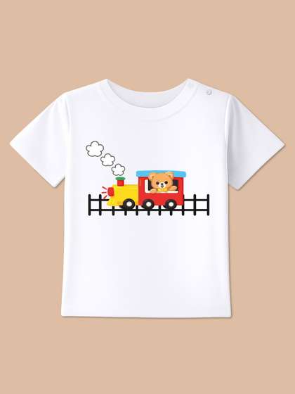 BLUSHES Kids Printed
                      T-shirt with Mask