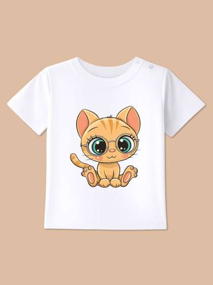 BLUSHES Kids Printed
                    T-shirt with Mask