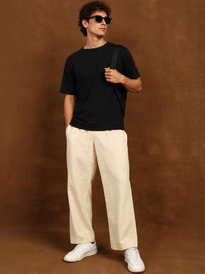 HERE&NOW Men
                        Relaxed Easy Wash Trousers