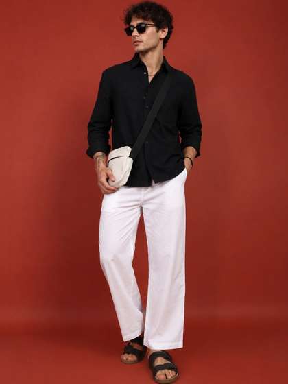 HERE&NOW Men
                        Relaxed Easy Wash Trousers