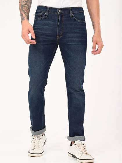 Levis Men Straight Fit Cotton Jeans