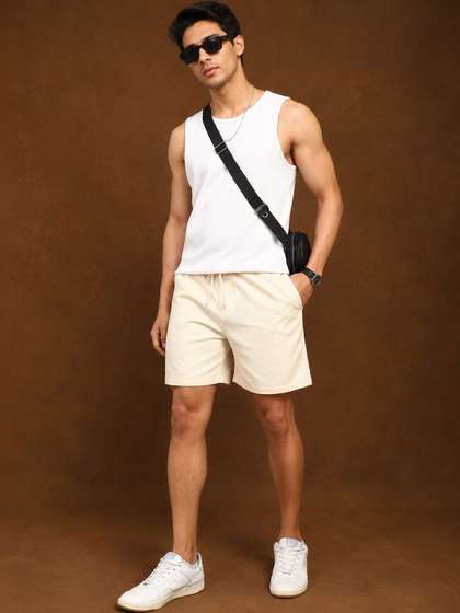 HERE&NOW Men
                        Linen Shorts