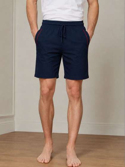 The Roadster
                        Lifestyle Co Pack Of 2 Cotton Mid-Rise Lounge
                        Shorts With Side Pocket