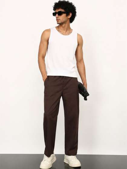 HERE&NOW Men
                          Relaxed Easy Wash Trousers