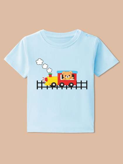 BLUSHES Kids Printed
                    T-shirt with Mask