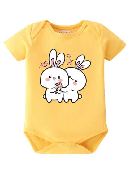 BLUSHES Infants Printed
                    Pure Cotton Bodysuit