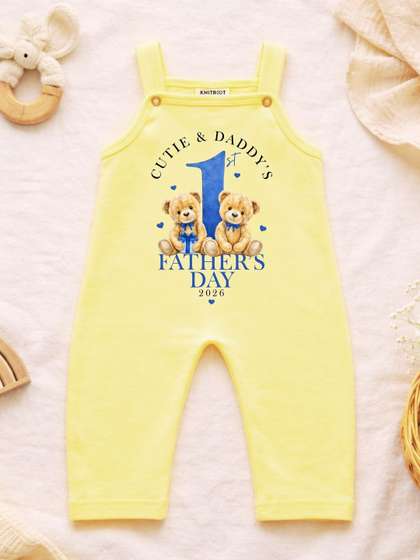 KNITROOT Kids Unisex
                    Kids Graphic Cotton Ankle Length Dungarees
