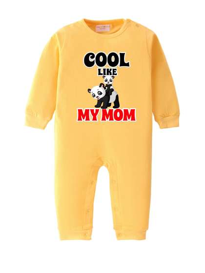 BLUSHES Infants
                      Printed Pure Cotton Round Neck Romper