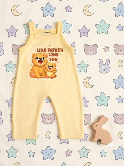 KNITROOT Infants Graphic
                    Ankle Length Dungarees