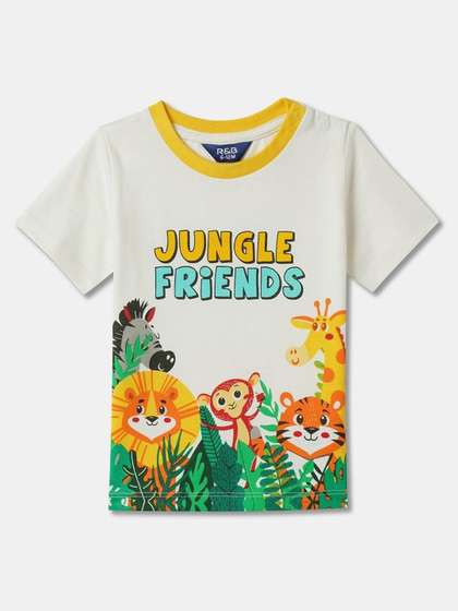 R&B Boys Printed
                    Pure Cotton Blend T-shirt