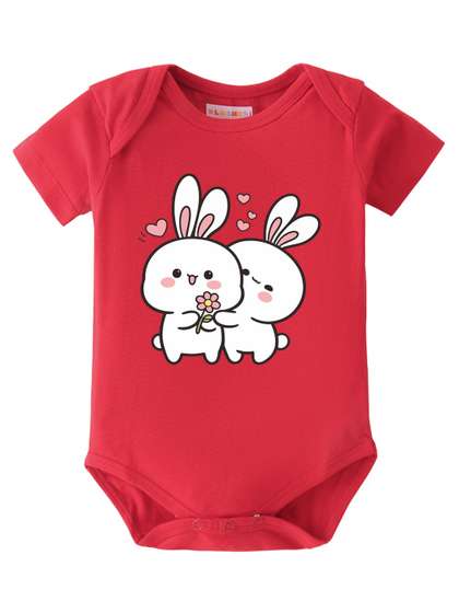 BLUSHES Infants Printed
                    Pure Cotton Bodysuit