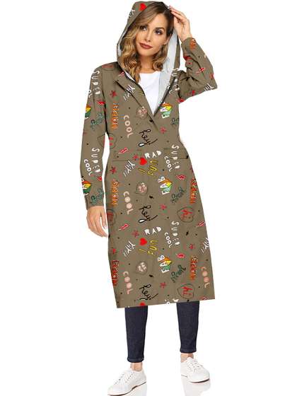 CAMISON Women
                          Printed Rain Jacket