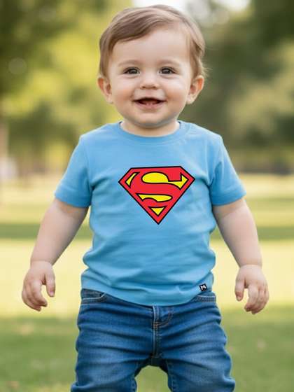 YK X Minute Mirth Infant
                    Boys Superman Printed T-shirt