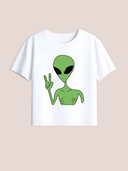 BLUSHES Kids Printed
                    T-shirt with Mask