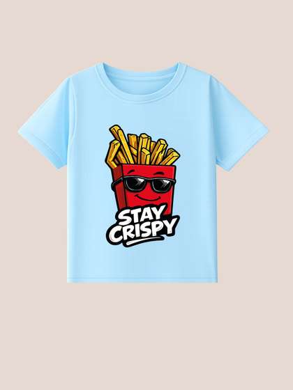 BLUSHES Kids Printed
                    T-shirt with Mask