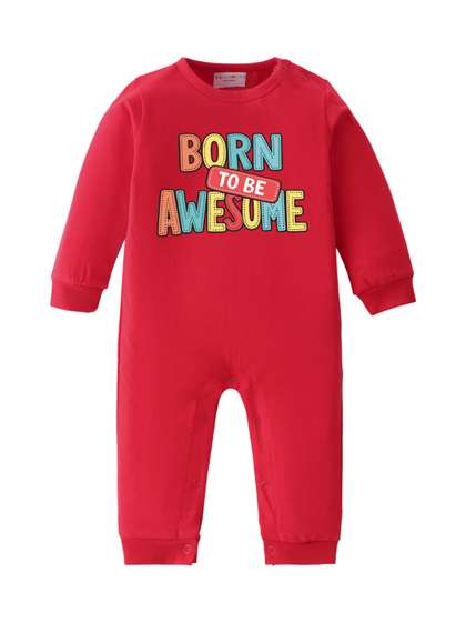 BLUSHES Infants
                      Printed Pure Cotton Round Neck Romper