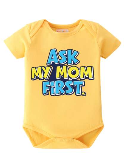 BLUSHES Infants Printed
                    Pure Cotton Bodysuit
